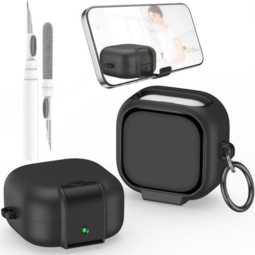 OTOPO Samsung Galaxy Buds 4/4 Pro�p�P�[�X�J�o�[ ���b�N�t�H���X�^���h�t�� �t���{�f�B �ϏՌ� �ی�P�[�X �����Y ���f�B�[�X �N���[�i�[�L�b�g�ƃL�[�`�F�[���t�� Galaxy Buds 4 Pro 2026 �P�[�X �u���b