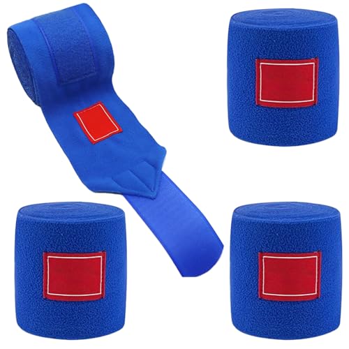 Bandages pour chevaux : lot de 4 bandes d'équitation pour l'entraînement