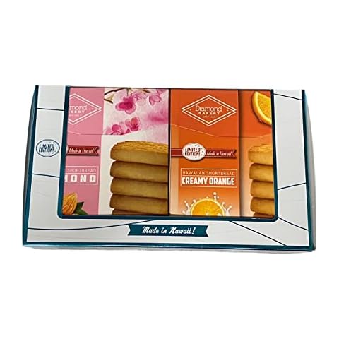 Hawaiian Shortbread Cookies Gift Set (Coconut, Kona Coffee, Almond, and Creamy Orange) Cover