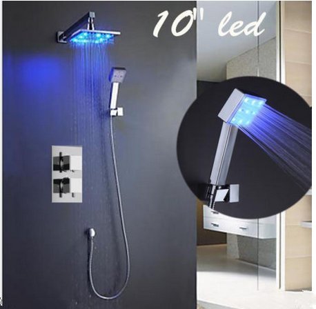 Mitigeur thermostatique pluie LED Gowe pour transformer votre salle de bain en spa