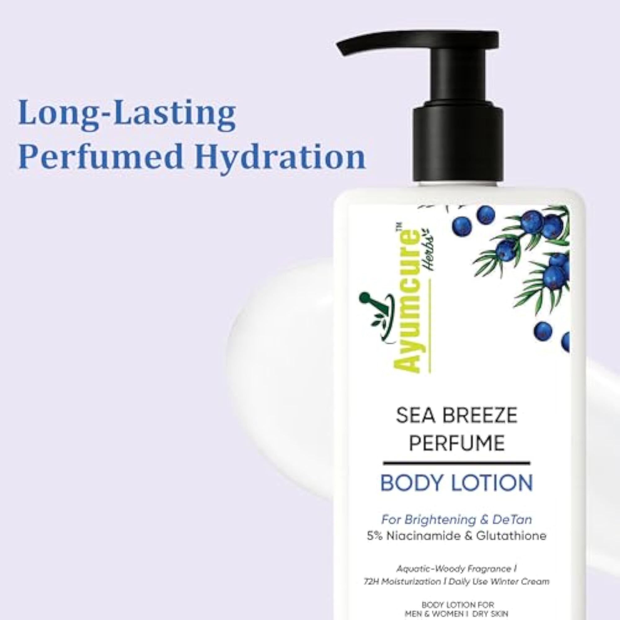 Sea Breeze Perfume Body Lotion 400ml, Hydrating Moisturizer