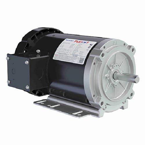 Marathon FLEX-IN-1™ General Purpose Motor, 1.50 HP, 3 Ph, 60 Hz, 208-230/460 V, 1800 RPM, 56HC Frame, TEFC - FX32BK004
