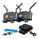 Hollyland Mars 400S PRO II SDI/HDMI Wireless Video Transmission System Bundle with Rechargeable 3350mAh Batteries, and Blue Full HDMI Cable (3 Items)