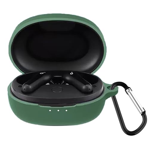 For Anker Soundcore Life P2 mini�yDKEYIT�z�V���R�[���P�[�X For Anker Soundcore Life P2 mini �ی�J�o�[ �����[�d�\ �S�ʕی� �h�� �h�o �y�� �J���r�i�t�������h�~ �L�Y�h�~ �ϏՌ�