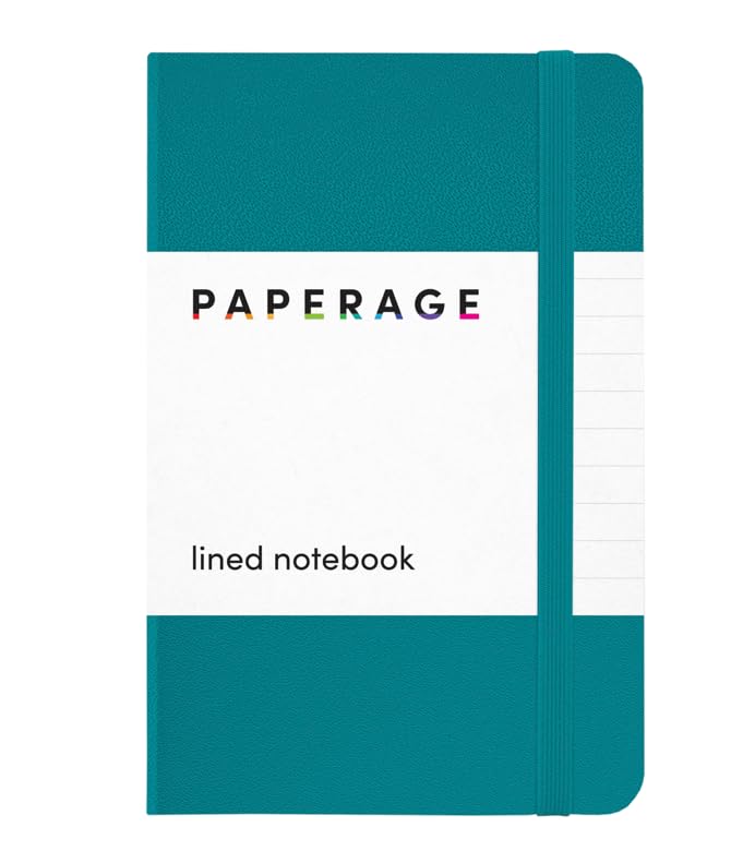 Carnet de notes de poche ligné turquoise pour vos voyages et idées du quotidien