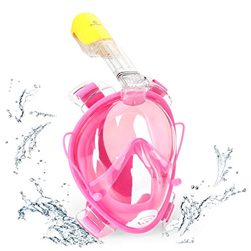 AUTOXEL Máscara de Buceo, Máscara Snorkel, Máscara para Bucear 180º, Tecnología Panoránica,...