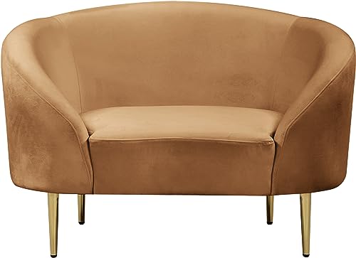 Sillón Curvo Contemporáneo Terciopelo Suela miniatura 4