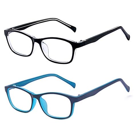Outray 2 Pack Computer Glasses Blue Light Blocking for Kids Teens Children Gaming Eyewear Reduce Eyestrain Glasses Set4 Cover