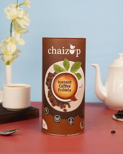 Image of Chaizup Premium 1 Min Instant Coffee Premix - 1kg Can | Regular Coffee Flavours | Approx. 72 Servings | 1kg