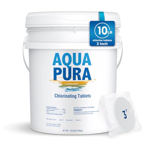 Aqua Pura Chlorine Tablets for Swimming Pool,3