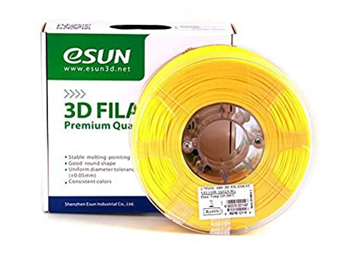 eSUN PLAPlus Filament, Yellow, 1.55 kg