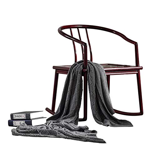 XUE Rocking Chair, Solid Wood Lounge Chair New Chinese Adult Balcony Easy Chair Comfortable Recliner Retro W/Wood Frame Patio Lawn & Garden Indoor Or Outdoor