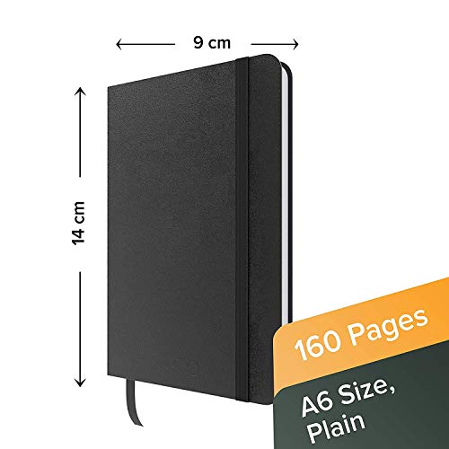Image of Infinote Pocket Reusable Stone Paper Notebook - Includes 1 Erasable Pen (BLACK)