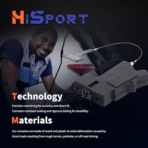 Image of HiSport 81590-2T000 Fuel Door Lock Actuator Compatible with Hyundai Kia | Sonata 2015-2019, Optima 2011-2020