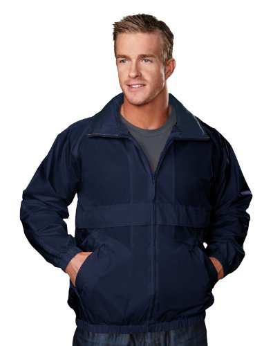 AFC Men’s Windbreaker Jacket Regular & Big & Tall S to 6X Water Resistant Coat
