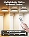 IP54 Waterproof Rechargeable Shower Light Indoor, 12000mAh Motion Sensor Wireless Ceiling Light with Remote No Wiring, Battery Operated Closet Lights Cordless LED Overhead Lighting for Pantry Bathroom
