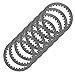 Caltric Clutch Steel Plates Compatible with Suzuki 21451-24F00 Clutch Steel Plates