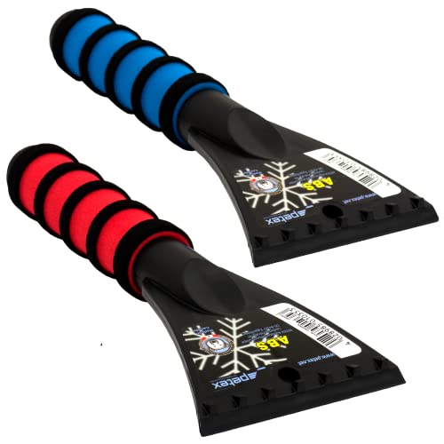 PETEX Auto Eiskratzer Eisschaber Scheibenkratzer mit Softgriff, Länge 25 cm, 1 Stück
