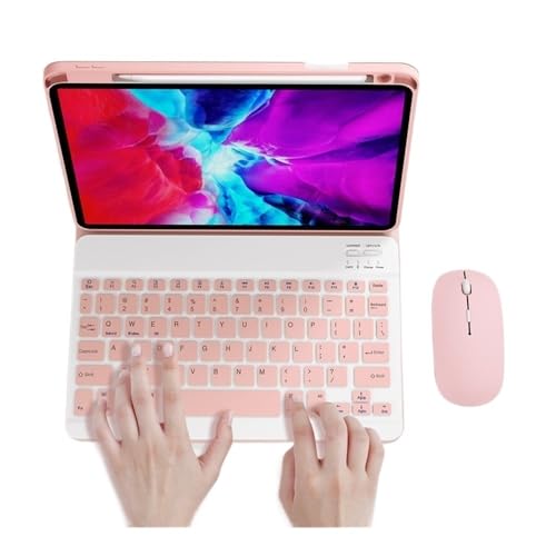 Kit teclado y ratón para iPad Air de 10.9 pulgadas con funda 4