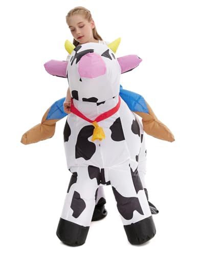 Disfraz Inflable Infantil de Vaca miniatura 5