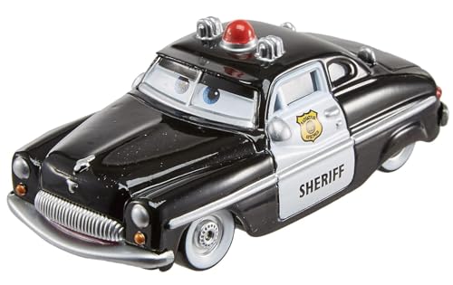 Mattel Cars 3 - Vehículo Sherif Coche De Juguete Policía,