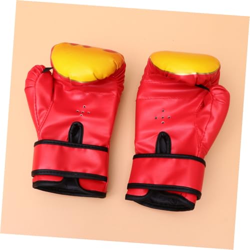 Guantes de boxeo para niños GALPADA transpirables con estampado de PU resistente 7