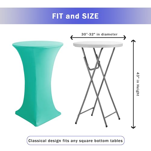 HolidayIdeas Cocktail Table Covers, High Top Round Table Covers - Image 4