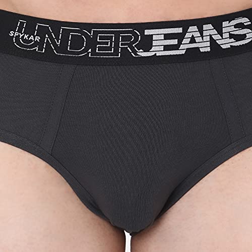 Image of Underjeans Men Cotton Blend Brief