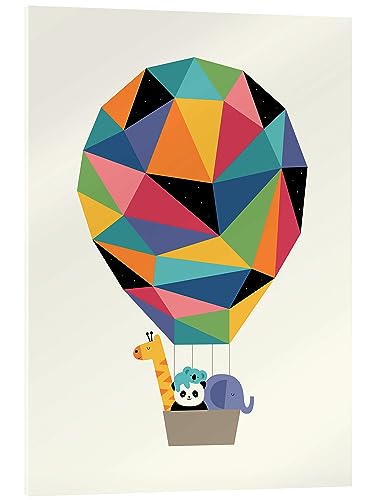 Fly High Together Akrylglastavla av Andy Westface 13 x 18 cm Färgstarkt Tavlor Väggdekoration