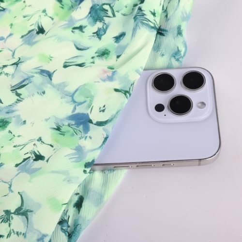 Belle Poque Green Floral Dress for Women Spaghetti Strap Midi Sundress 2026 Summer Spring A line Casual Cute Dresses XXL — view 3