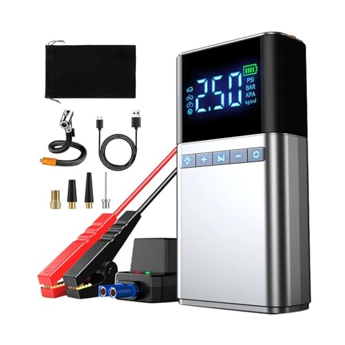 Pompe à air de démarrage 1500A avec batterie externe 12400mAh