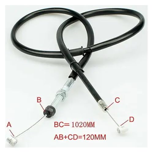 Câble d'embrayage 58200-14D21 fabrication robuste et ajustement parfait pour moto