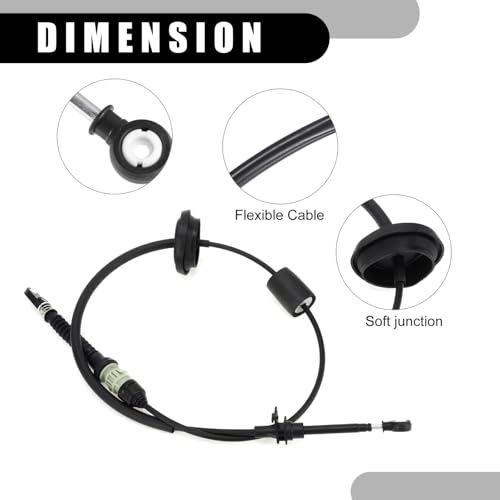 Cable selector de marchas Dodge Avenger robusto cable control automatico metalico 2