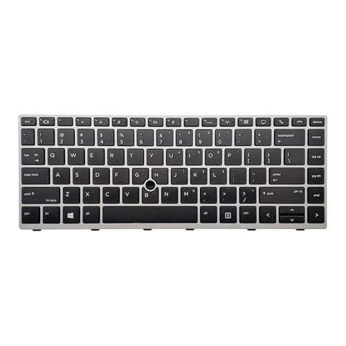 Reparar teclado dañado de HP Elitebook 840 G5 con este repuesto original con puntero US