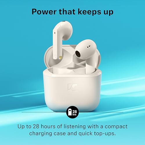Image of Sennheiser ACCENTUM Open Wireless Earbuds, Bluetooth, 28hr Battery, Black
