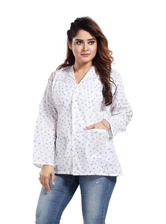 Stylish Cotton Suncoat Perfect for Sun Protection Dust Pollution Protection Driving Traveling Coat Long Sleeves Cotton Jacket for Women, (Important Note : Print Design may vary, As per Stock)