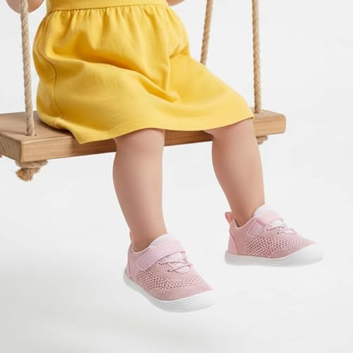 Image of MORENDL Toddler Sneakers Baby Boys & Girls Barefoot Shoes Lightweight Breathable Walking Running Tennis Athletic Sport Shoes
