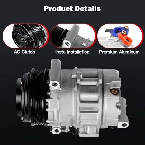 Image of CCIYU Air Conditioning Compressor for Chrysler Crossfire 3.2L