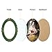 SIMON'S SHOP Vintage Picture Frames 8x10, Oval 8x10 Picture Frame, Victorian Frames for Wall and Tabletop, Antique Photo Frames in Moss Green with Gold Accent