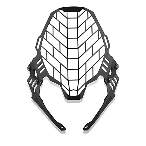 Qwtdaya Für Suzuki Für V-Strom 650 Für DL650 Für V-Strom 1000 Für DL1000 2017-2021 Motorrad Scheinwerferabdeckung Schutzgitter Schatten (Color : for V-Strom 1000)