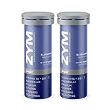 ZYM Sport Electrolyte Effervescent Tablets - Natural Electrolyte Replacement Supplement for Fast Hyd