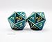 Pair of D20 Car Mirror Dice [2