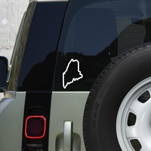 Maine 5x3.7 State map Outline Vinyl Decal Sticker | Custom ...