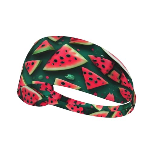 Dream Watermelon - Diadema elástica que absorbe el sudor para deportes al aire libre, yoga, ciclismo, viajes, deportes