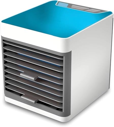 Image of Portable USB Personal Air Cooler and Evaporative Air Conditioner with Low Noise and User-Friendly Design