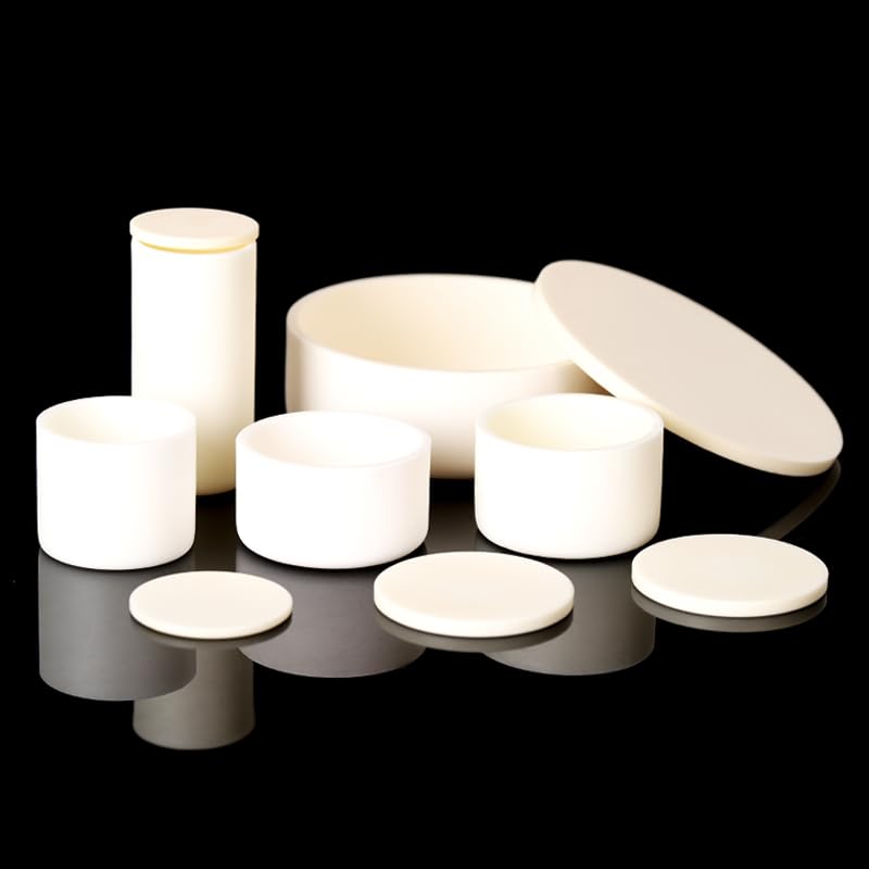 Crogiolo cilindrico in allumina 99% Specifica 2 (con coperchio)(50ml(40x60mm))