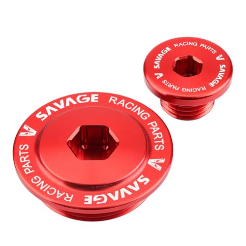 Cnswee6 1 Pair Aluminum Alloy Alternator Cap Straight Screw Plug Crankcase Cover For HONDA XR250L 1991-1996