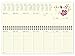 Dumont Flower Meadow 2025 Table Landscape Calendar, 29.7 x 10.5 cm, Diary in Pretty Floral Design, with Plenty of Space for Entries and School Holidays, International Calendar