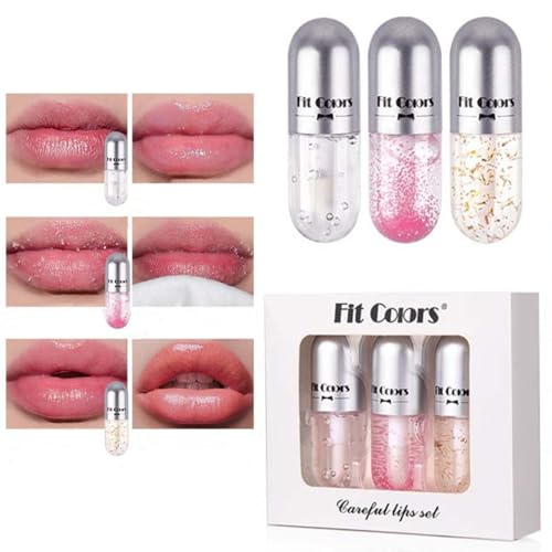 Aceite hidratante para labios,Aceite hidratante nutritivo para labios secos,Tratamiento hidratante nutritivo y no pegajoso para labios