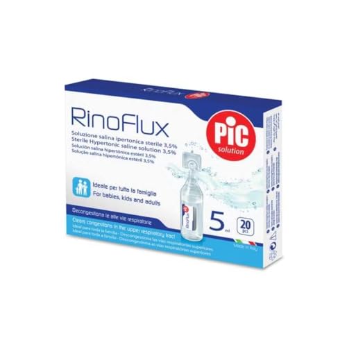 Pic Rinoflux Soluzione Ipertonica Decongestionante Nasale, 20 Fiale x 5ml
